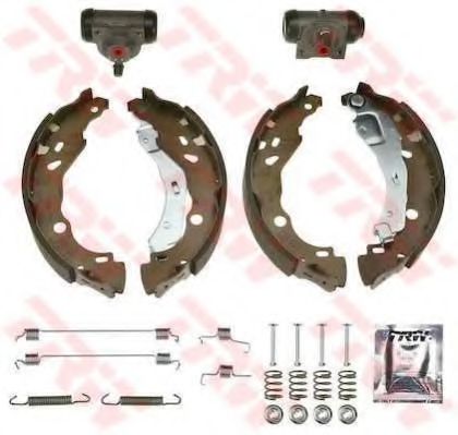 Тормозные колодки барабанные TRW BK1749