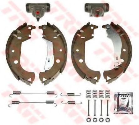 Тормозные колодки барабанные TRW BK1750