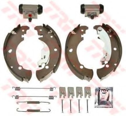 Тормозные колодки барабанные TRW BK1751