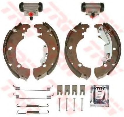 Тормозные колодки барабанные TRW BK1766