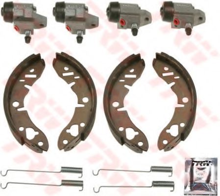 Тормозные колодки барабанные TRW BK1851