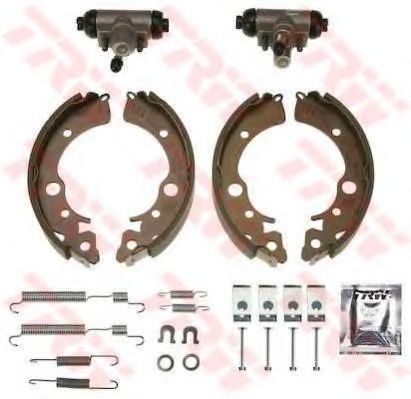 Тормозные колодки барабанные TRW BK1862
