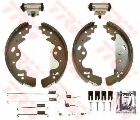 Тормозные колодки барабанные TRW BK1864
