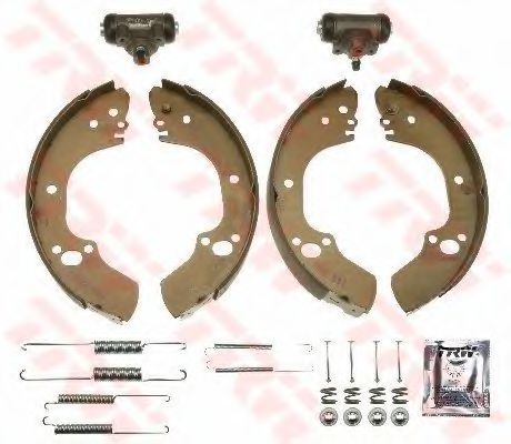 Тормозные колодки барабанные TRW BK2606