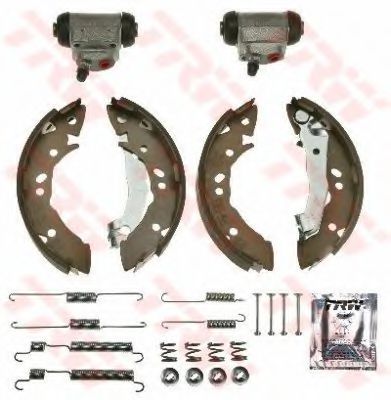 Тормозные колодки барабанные TRW BK2607