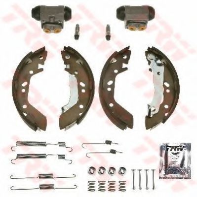 Тормозные колодки барабанные TRW BK2609