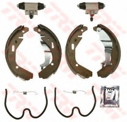 Тормозные колодки барабанные TRW BK2612