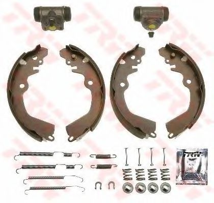 Тормозные колодки барабанные TRW BK2932