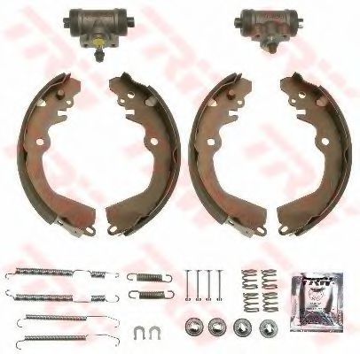 Тормозные колодки барабанные TRW BK2934