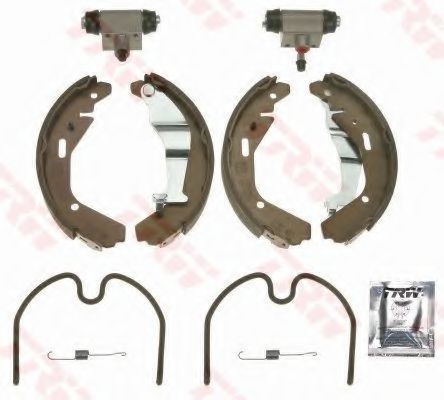 Тормозные колодки барабанные TRW BK2936