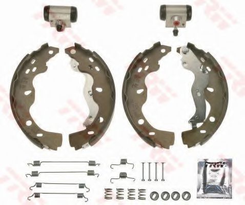 Тормозные колодки барабанные TRW BK2940