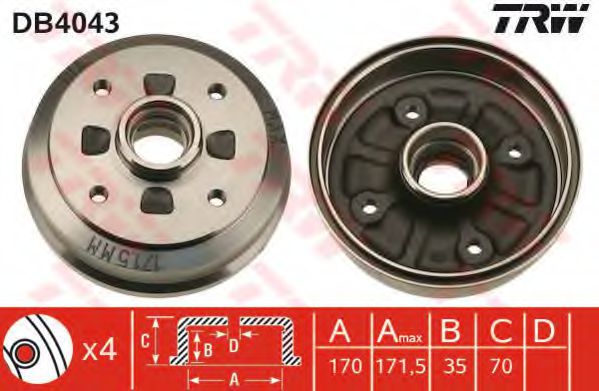 Тормозной барабан Hyundai/Kia KK15026251