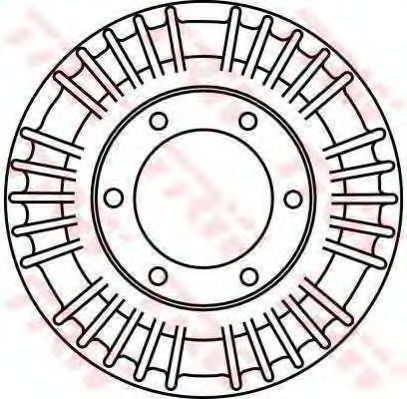 Тормозной барабан TRW DB4125