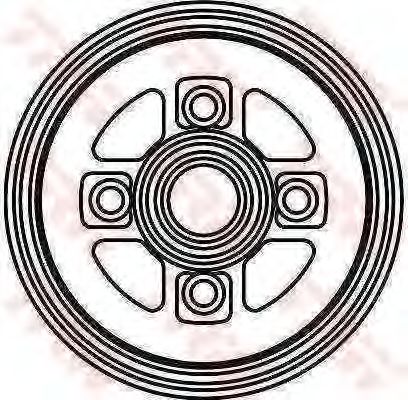 Тормозной барабан TRW DB4317 Тормозной барабан TRW DB4317