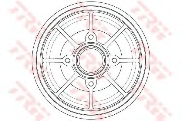 Тормозной барабан TRW DB4546MR