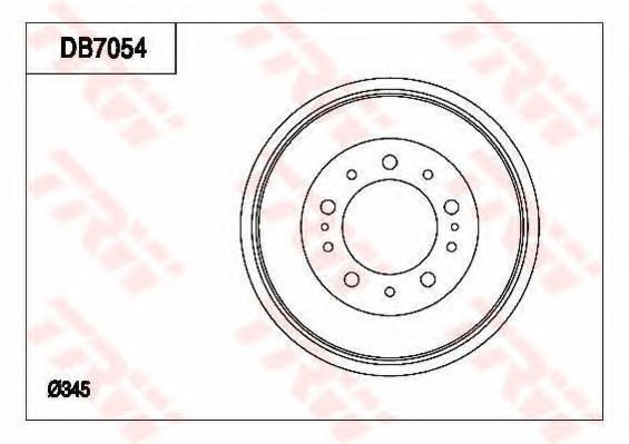 Тормозной барабан Toyota/Lexus 4243160210