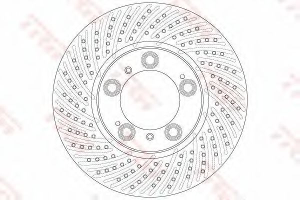 Тормозной диск TRW DF6212S