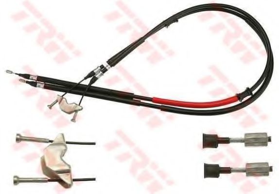 Трос ручного тормоза TRW GCH2512