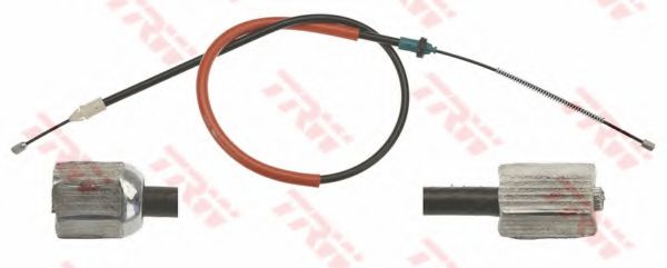 Трос ручного тормоза TRW GCH253