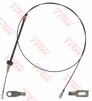 Трос ручного тормоза TRW GCH278