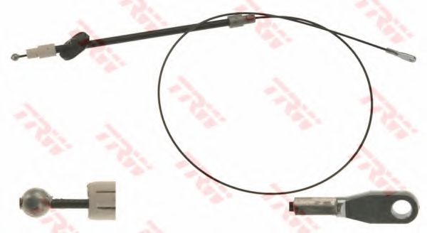 Трос ручного тормоза TRW GCH521