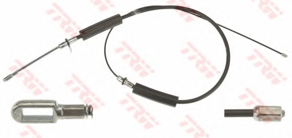 Трос ручного тормоза TRW GCH540