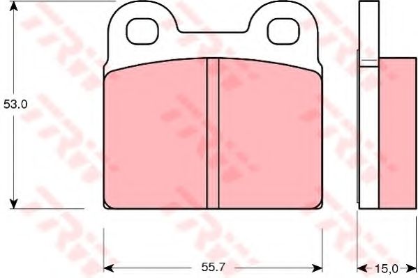 Тормозные колодки TRW GDB102