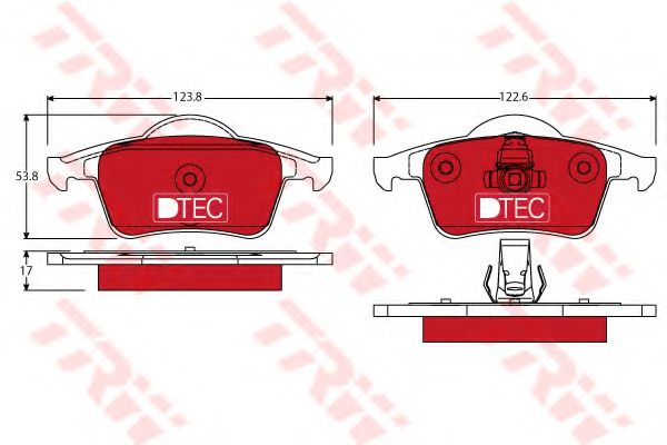 Тормозные колодки TRW GDB1389DTE