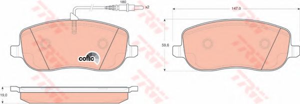 Тормозные колодки TRW GDB1503