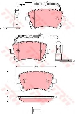 Тормозные колодки TRW GDB1508