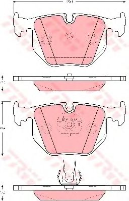 Тормозные колодки TRW GDB1527