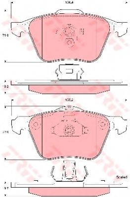 Тормозные колодки TRW GDB1576
