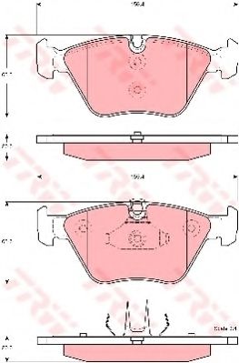 Тормозные колодки TRW GDB1577