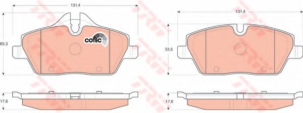 Тормозные колодки TRW GDB1611