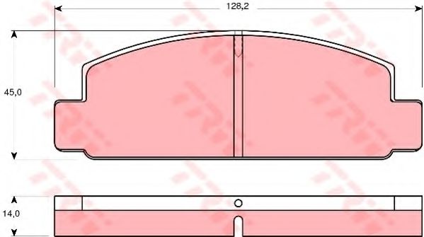 Тормозные колодки TRW GDB176