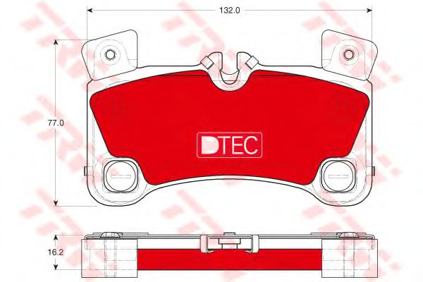 Тормозные колодки TRW GDB1775DTE