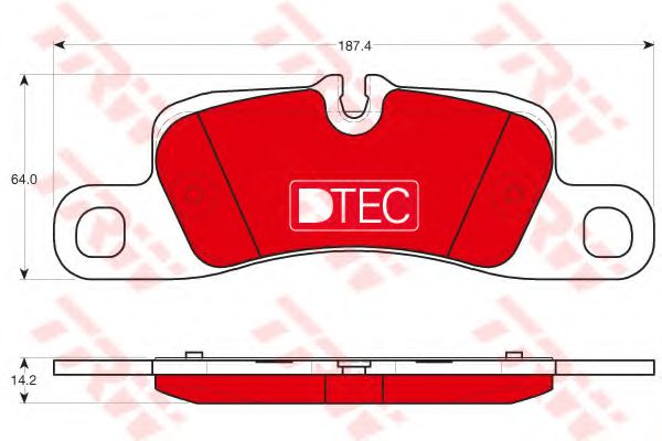 Тормозные колодки TRW GDB1839DTE