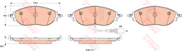 Тормозные колодки TRW GDB1918