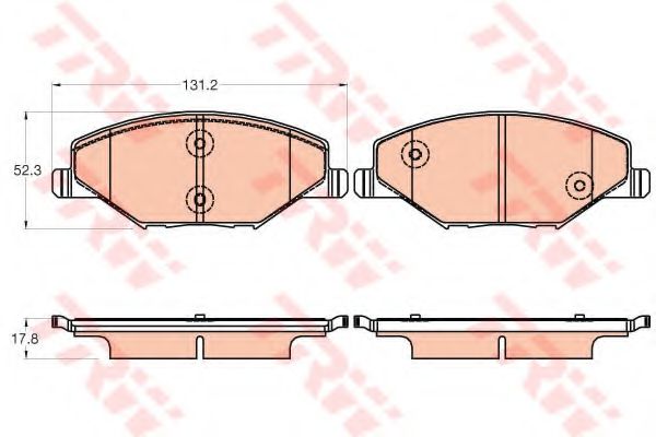 Тормозные колодки TRW GDB2027