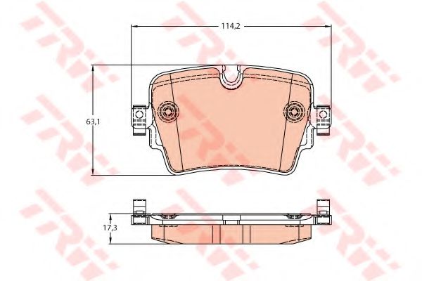 Тормозные колодки TRW GDB2095