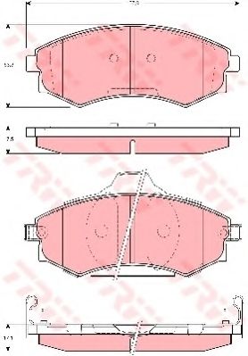 Тормозные колодки TRW GDB3283