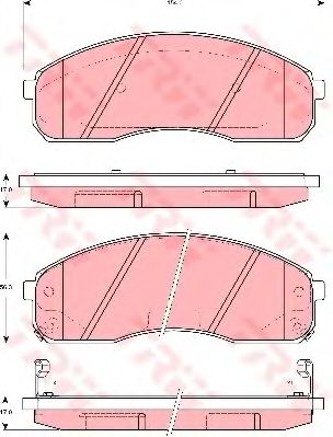 Тормозные колодки TRW GDB3301