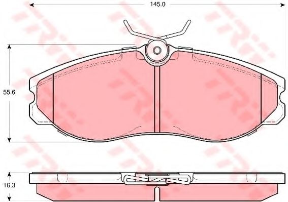 Тормозные колодки TRW GDB3313