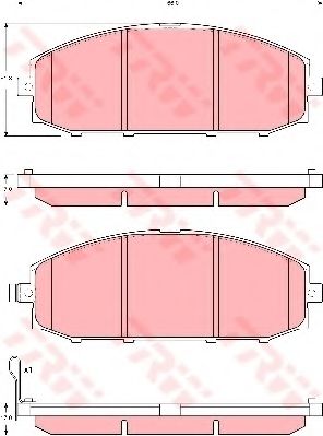 Тормозные колодки TRW GDB3361
