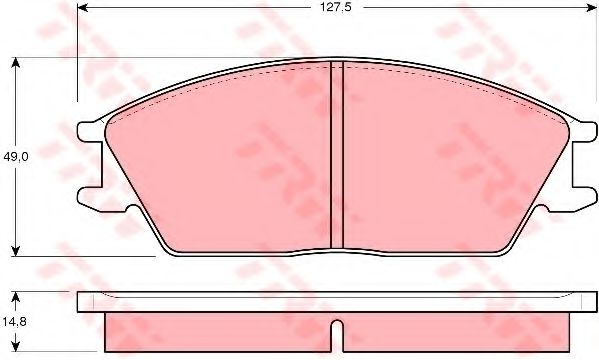 Тормозные колодки TRW GDB373