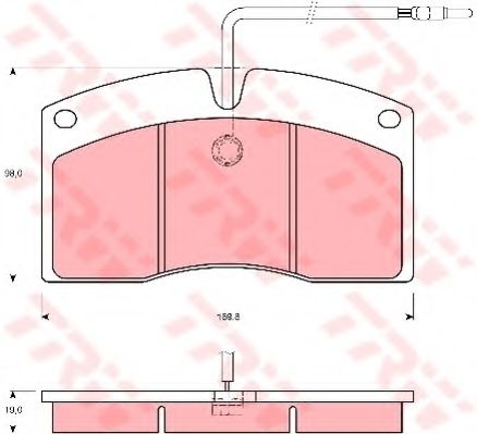 Тормозные колодки TRW GDB5064