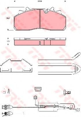 Тормозные колодки TRW GDB5095