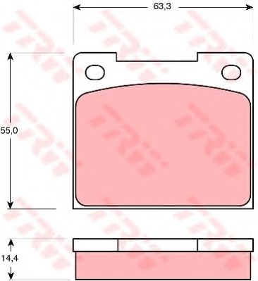 Тормозные колодки TRW GDB533