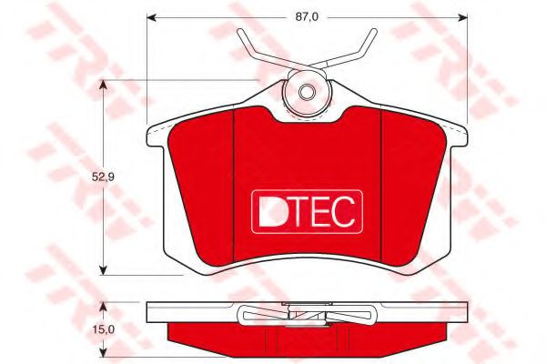 Тормозные колодки TRW GDB823DTE