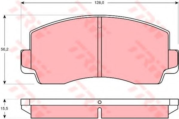 Тормозные колодки TRW GDB828